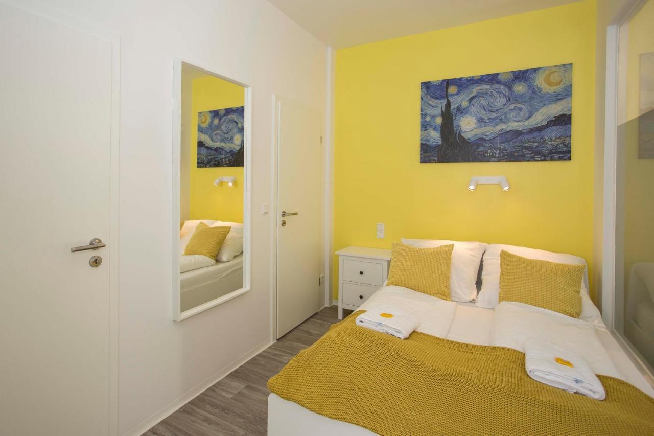 Zentral Gelegene, Helle Studio Apartments Norimberga Esterno foto