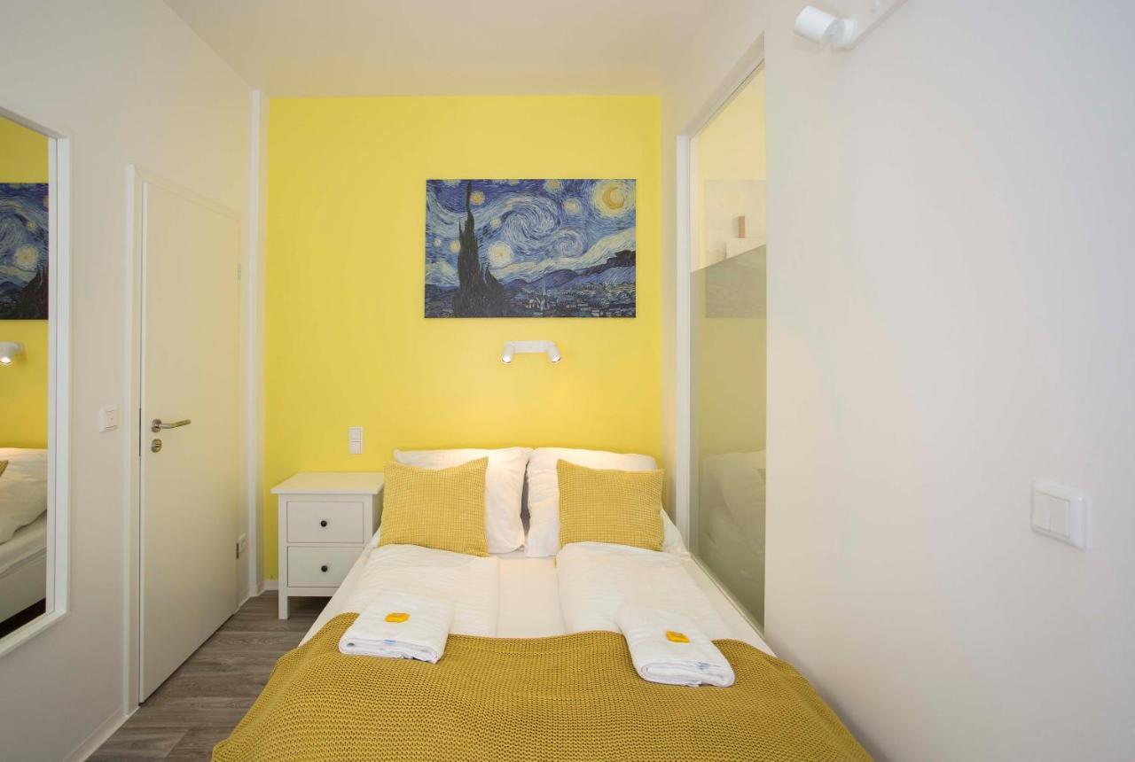 Zentral Gelegene, Helle Studio Apartments Norimberga Esterno foto